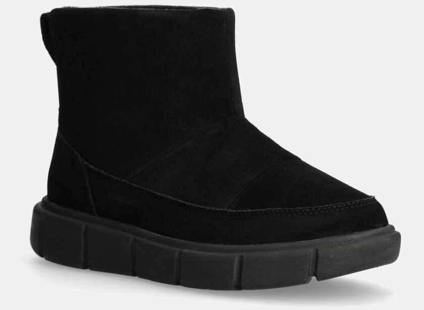 Semišové snehule Sorel SOREL EXPLORER III SLIP čierna farba, 2077971010