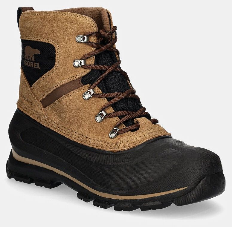 Topánky Sorel BUXTON LACE WP 24 pánske, hnedá farba, 2084901257