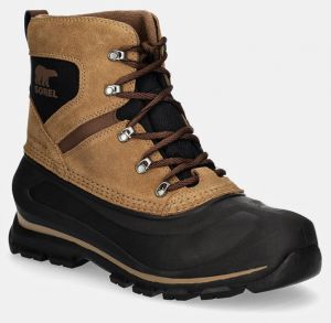 Topánky Sorel BUXTON LACE WP 24 pánske, hnedá farba, 2084901257