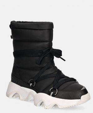 Kožené snehule Sorel KINETIC IMPACT NXT BOOT čierna farba, 2082531010