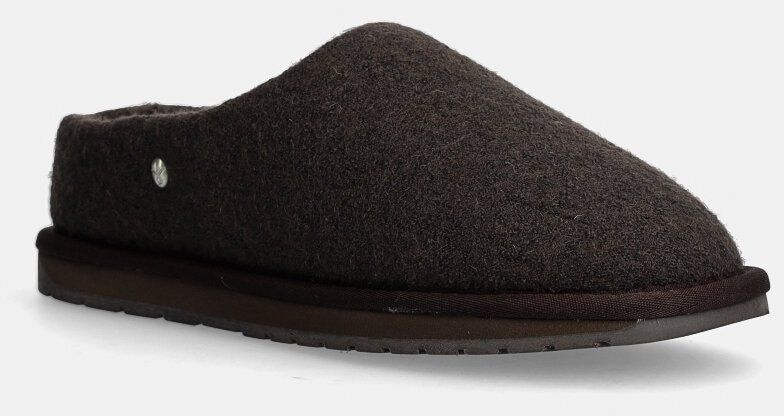 Papuče Emu Australia Joy Felt hnedá farba, W13148.CHOC