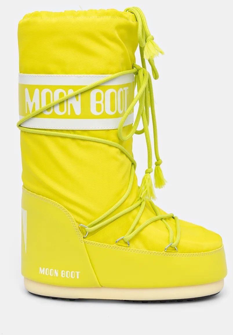 Snehule Moon Boot MB ICON NYLON zelená farba, 80D1400440 B001
