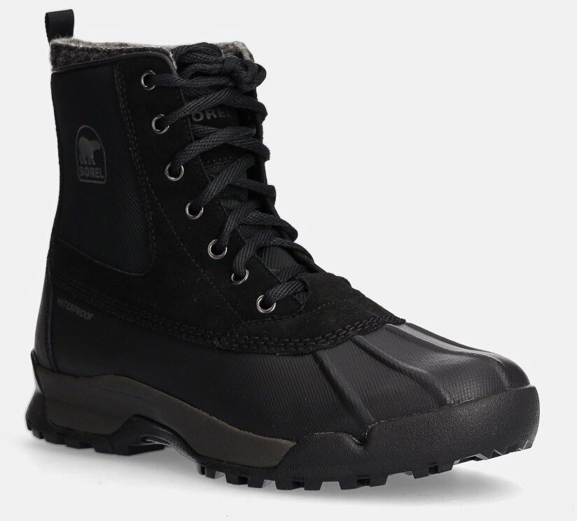 Topánky Sorel BUXTON LITE BOOT WP 200g pánske, čierna farba, 2078361010