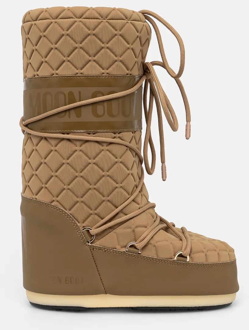 Snehule Moon Boot MB ICON QUILT hnedá farba, 80D1402930 M013