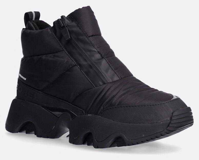 Snehule Sorel KINETIC IMPACT PUFFY ZIP čierna farba, 2058681011