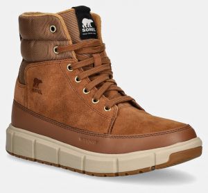 Členkové topánky Sorel SOREL EXPLORER III BOOT pánske, hnedá farba, 2078391242
