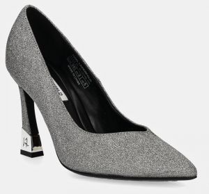 Lodičky Karl Lagerfeld PREMIERE 90 strieborná farba, KL33514G