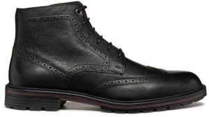 Kožená obuv Geox U WALK PLEASURE C čierna farba, U46HAB 00064 C9999