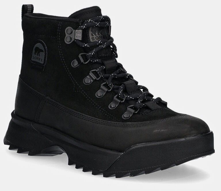 Kožená obuv Sorel SCOUT 87 PRO BOOT PLUS W pánska, čierna farba, 2084861010