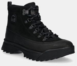 Kožená obuv Sorel SCOUT 87 PRO BOOT PLUS W pánska, čierna farba, 2084861010
