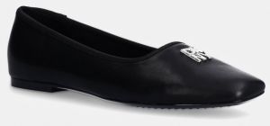 Baleríny Dkny Daine čierna farba, K3422486