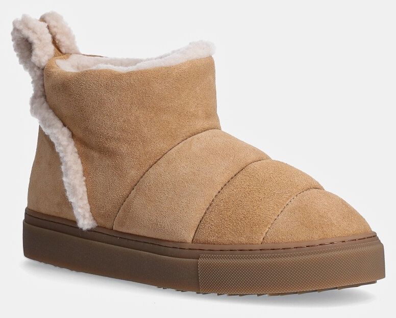 Snehule Inuikii Shearling Slipin béžová farba, 75202-010