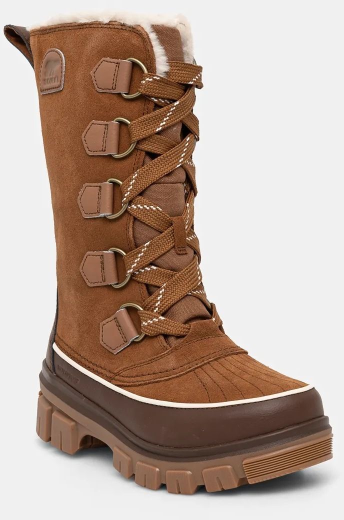 Snehule Sorel TORINO V TALL WP OUTDRY hnedá farba, 2106691242