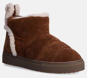 Snehule Inuikii Shearling Slipin hnedá farba, 75202-010