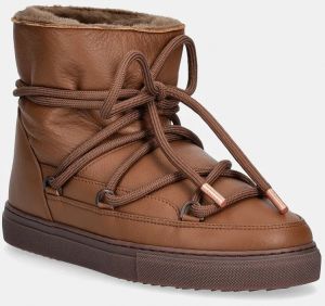 Kožené snehule Inuikii Full Leather hnedá farba, 75202-087