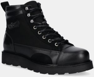 Topánky Aeronautica Militare pánske, čierna farba, SC282PL253