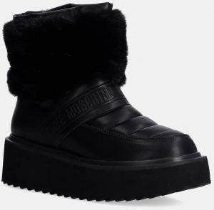 Snehule Love Moschino čierna farba, JA24296I0LIEC00B