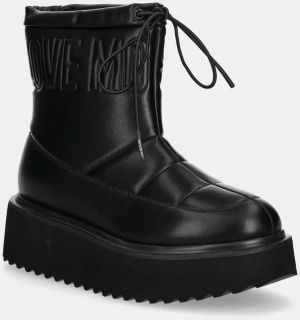Snehule Love Moschino čierna farba, JA24266I0LIE0000