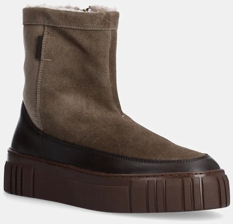 Semišové snehule Gant Snowmont hnedá farba, 29543785 G135