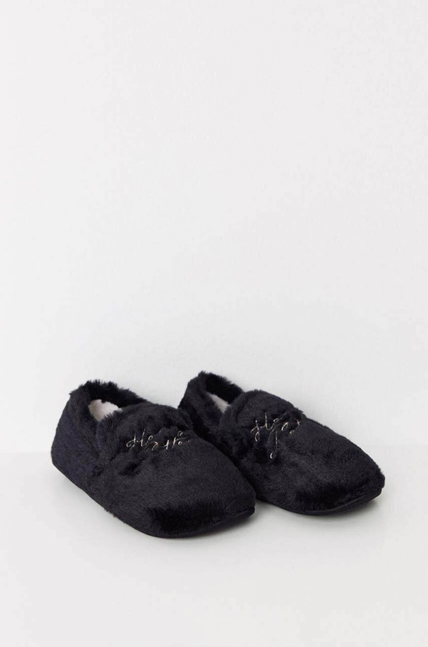 Papuče women'secret LA NUIT HARRY POTTER čierna farba, 4998029
