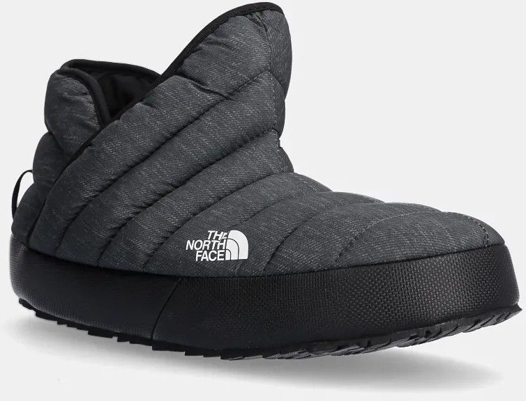 Papuče The North Face Thermoball Traction Bootie šedá farba, NF0A3MKH4111