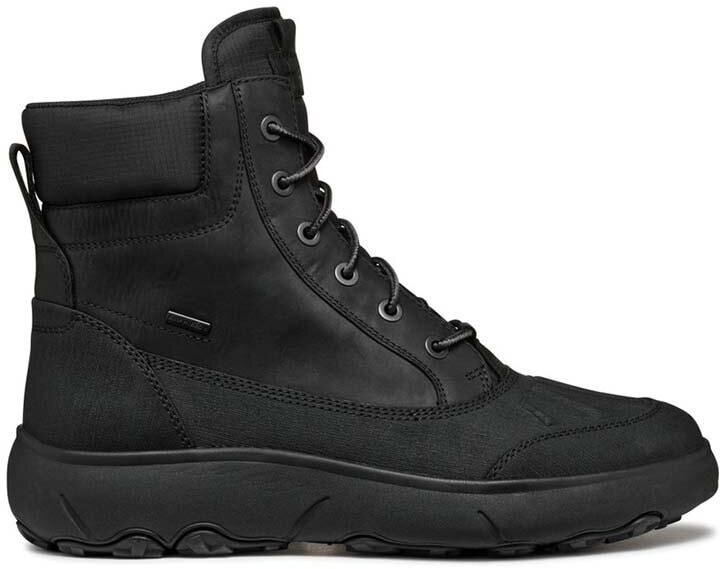 Členkové topánky Geox U NEBULA + GRIP B AB pánske, čierna farba, U46HFC 0FFBC C9999