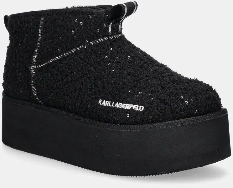 Snehule Karl Lagerfeld THERMO čierna farba, KL48522W