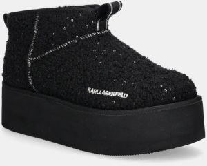 Snehule Karl Lagerfeld THERMO čierna farba, KL48522W