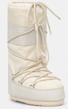 Snehule Moon Boot MB ICON RUBBER béžová farba, 80D1402760 L002
