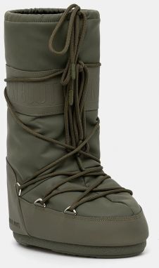 Snehule Moon Boot MB ICON RUBBER zelená farba, 80D1402760 M006