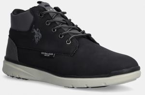 Členkové topánky U.S. Polo Assn. YGOR pánske, čierna farba, YGOR008M/DYT1