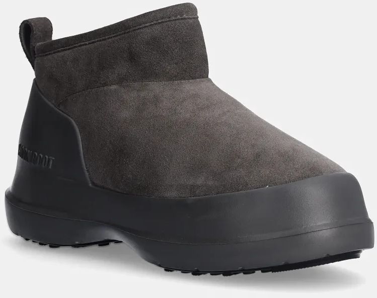 Semišové snehule Moon Boot MB LUNA LOW BOOT SUEDE šedá farba, 80D2480040 H005
