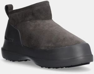 Semišové snehule Moon Boot MB LUNA LOW BOOT SUEDE šedá farba, 80D2480040 H005