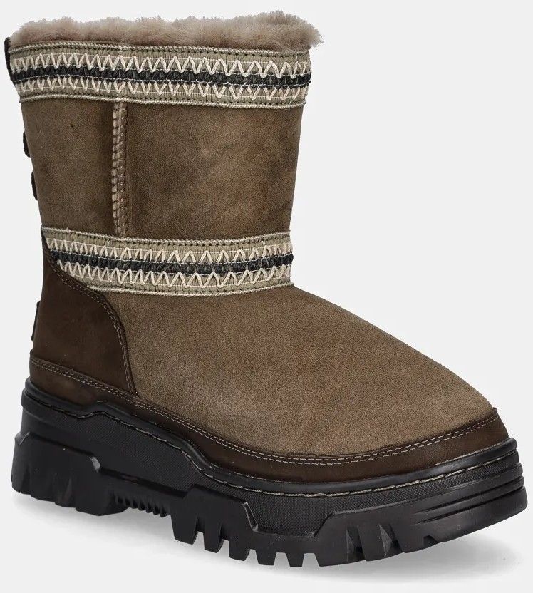 Snehule UGG Classic Mini Trailgazer hnedá farba, 1158322-HCK