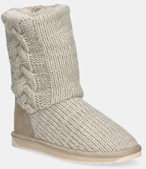 Vlnené papuče Emu Australia Bartle béžová farba, W13142.MACA