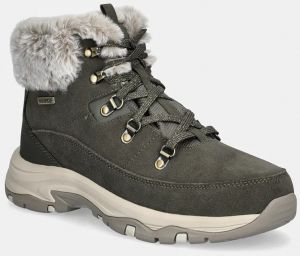 Snehule Skechers TREGO SNOW WORRIES zelená farba, 167882