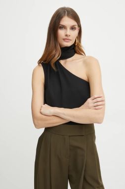 Blúzka Liu Jo čierna farba, jednofarebná, WF4189 T0347