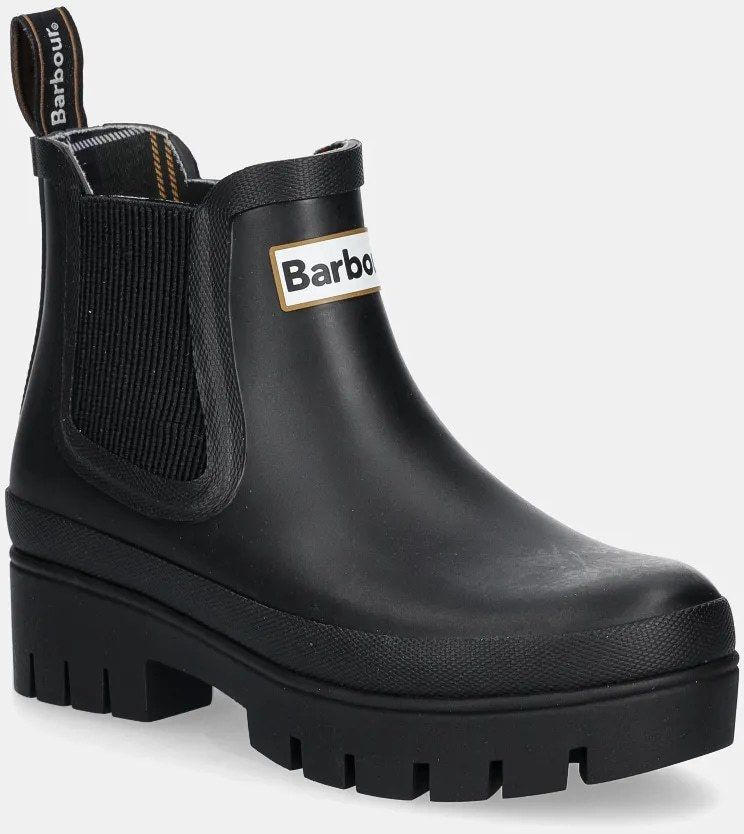Gumáky Barbour Halton dámske, čierna farba, LRF0100BK11