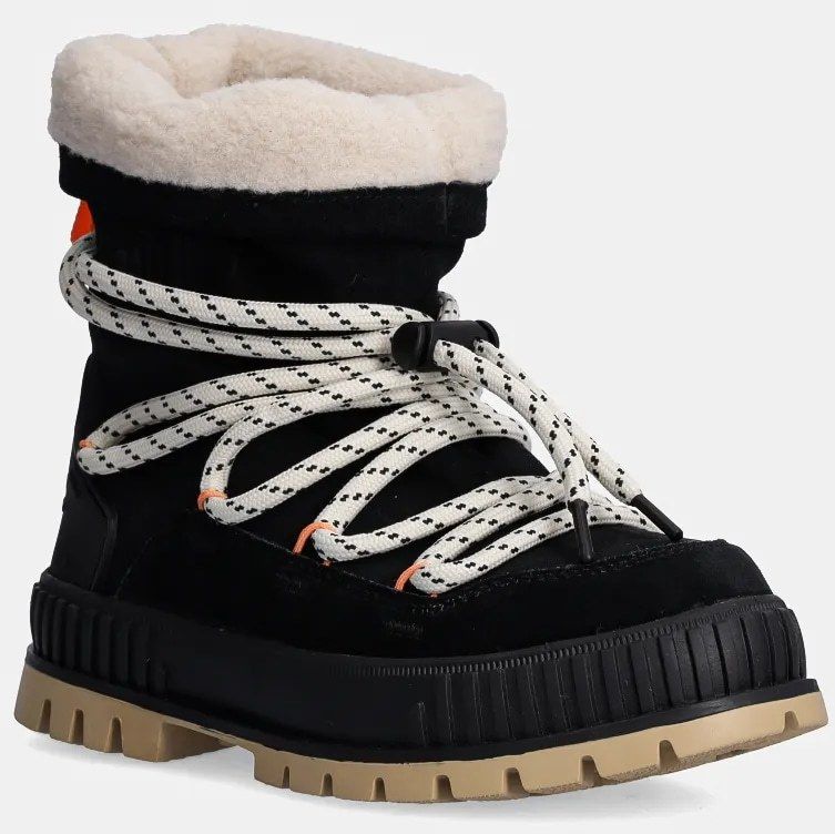 Kožené snehule Palladium PALLASHOCK HIVER čierna farba, 94349-008-M