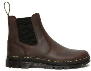 Topánky chelsea Dr. Martens Embury pánske, hnedá farba, DM25978207