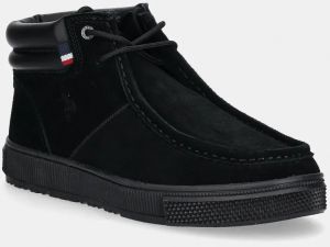 Topánky U.S. Polo Assn. BAYARD pánske, čierna farba, BAYARD003M/DSY2