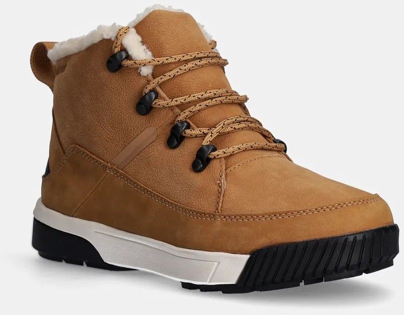 Topánky The North Face Sierra Mid dámske, hnedá farba, zateplené, NF0A4T3XKOM1