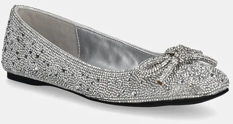 Baleríny Steve Madden Nilsa-R strieborná farba, SM11003518
