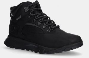 Kožené členkové topánky Timberland MT Lincoln pánske, čierna farba, TB1A61NM0151