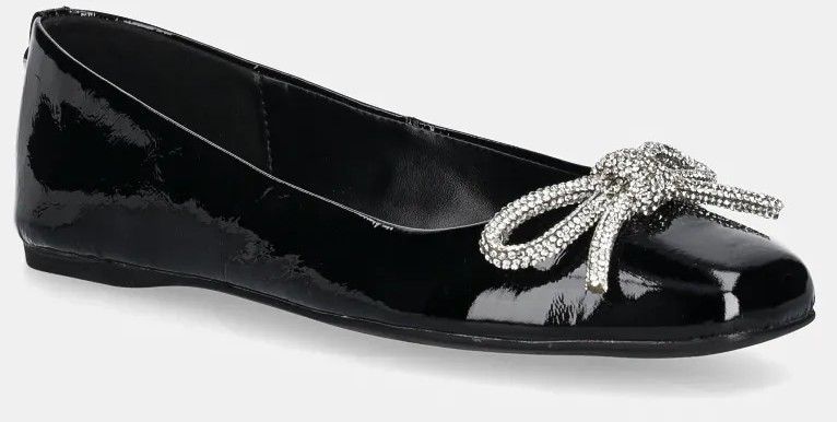 Kožené balerínky Steve Madden Nilsa čierna farba, SM11003517
