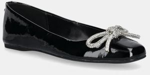 Kožené balerínky Steve Madden Nilsa čierna farba, SM11003517
