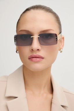 Slnečné okuliare Moschino dámske, zlatá farba, MOS169/S