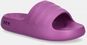Šľapky adidas Originals Adilette Ayoon dámske, fialová farba, na platforme, IF9454