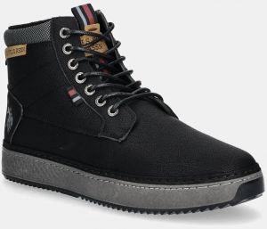 Členkové topánky U.S. Polo Assn. MOKKA pánske, čierna farba, MOKKA001M/DU1
