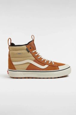 Tenisky Vans MTE Sk8-Hi Waterproof pánske, hnedá farba, VN000CVTI6Y1